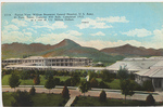 Partial View, William Beaumont General Hospital, U, S, Army , El Paso, TX (Front) by C. T. American Art Colored
