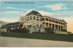 Homan Sanatorium, El Paso, TX (Front) by C. T. Photochrom