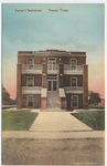 Forney's Sanitarium, Forney TX (Front) by John P. McGovern Historical Collections & Research Center