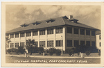 Station Hospital, Fort Crockett, TX (Front) by John P. McGovern Historical Collections & Research Center
