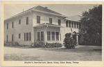 Snyder's Sanitarium, Back View, Glen Rose, TX (Front) by Auburn Post Card Mfg. Co.