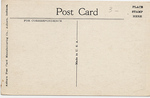 Back View of Geo P, Snyder, Glen Rose, TX (Back) by Auburn Post Card Mfg. Co