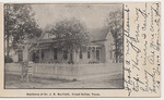 Residence of Dr, J,R, Maxfield, Grand Saline, TX (Front) by John P. McGovern Historical Collections & Research Center