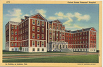 United States Veteran's Hospital in Dallas, Lisbon, TX (Front) by C.T. Art Colortone