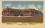 Lubbock Memorial Hospital; Krueger, Hutchinson & Overton Clinic, Lubbock, TX (Front) by C. T. Art-Colortone Post Card co.