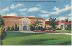 St, Mary of the Plains Hospital and Plains Clinic, Lubbock, TX (Front) by Distr. Baxter Lane Co.