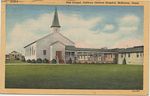 Post Chapel, Ashburn General Hospital, McKinney, TX (Front) by C. T. Art-Colortone Post Card