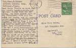 Post Chapel, Ashburn General Hospital, McKinney, TX (Back) by C. T. Art-Colortone Post Card