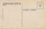 Post Gymnasium, Ashburn General Hospital, McKinney, TX (Back) by C. T. Art-Colortone Post Card