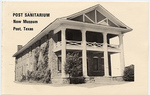 Ponton Sanitarium, Post, TX (Front) by Baxter Lase Co., Amarillo, Texas