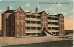 St. John's Sanatorium, San Angelo, TX (Front) by M. C. Ragsdale
