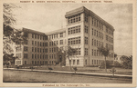 Robert B. Green Memorial Hospital, San Antonio, TX (Front) by Albertype Co.