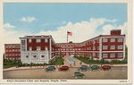 King's Daughters Hospital, Temple, TX (Front) by C. T. American Art Post Card