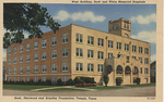 West Building, Scott and White Memorial Hospitals; Scott, Sherwood and Brindley Foundation, Temple, TX (Front) by C. T. Art-Colortone Post Card