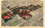 Aerial View, Scott and White Memorial Hospitals and Scott, Sheerwood and Brindley Foundation, Temple, TX (Front) by C. T. Art-Colortone Post Card