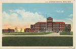 U. S. Veterans' Hospital, Waco, TX (Front) by Curt Teich & Co.